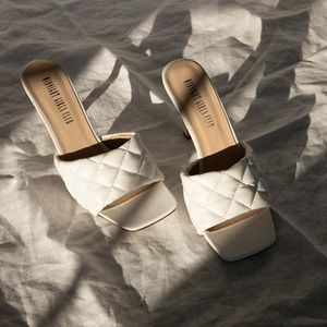 PRINCESS POLLY Leigh Heels White